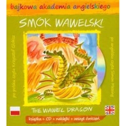 A long time ago at the foot of Wawel hill in Krakow lived a fire breathing dragon.....so the legend goes.  Included in this package is a beautiful hardcover book, stickers, and 15 page activity pamphlet and a CD with the story told in English and Polish.