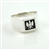 Attractive sterling silver Polish eagle signet Men's ring. Made in Poland  Sizes listed are US.