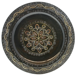 This beautiful plate is made of seasoned Linden wood, from the Tatra Mountain region of Poland. 
The skilled artisans of this region employ centuries old traditions and meticulous craftsmanship to create a finished product of uncompromising quality. This