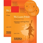 The textbook and CD set "We Learn Polish" is a language course for learners of Polish as a second language. It is suitable for elementary and early intermediate learners of Polish.