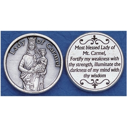 Our Lady of Mt. Carmel Pocket Token (Coin)