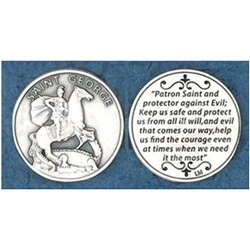Saint George Pocket Token (Coin). Great for your pocket or coin purse.