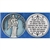 Guardian Angel Blue Enamel Pocket Token (Coin). Great for your pocket or coin purse.