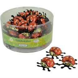 Delicious German Milk Chocolate Biedronki (Ladybugs). 45 pieces @ 6.25g each.