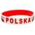 Polska (Poland) says it all. Medium size (8" - 20cm) wrist band with a little stretch.

*WARNING: Choking Hazard--Small Parts
 Not for children under 3 yrs.