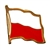 Polish Flag Lapel Pin