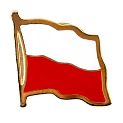 Polish Flag Lapel Pin