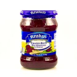 Krakus Grated Beets With Horseradish In Vinegar 520g/18.34oz