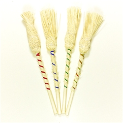 These are hand made in Poland using 100% natural fibers. Dipped in Holy Water the Kropidlo is used to bless homes at Christmas time, Wedding couples, Easter tables, Etc. The name derives from the Latin verb aspergere, "to sprinkle".
