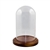 Perfect display case for goose size eggs or dolls up tp 5" tall. Glass dome is 7" H x 4"W - 18cm x 10cm and the wood base is 5" -12.5cm in diameter.
Total height is 7.5" - 19cm