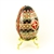 Hand Decorated Ukrainian Design Turkey Egg