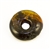 Very impressive polished doughnut shaped honey amber stone for pendant use. Weighs 9.7g. This amber stone is mainly polished but also has natural rough spots to highlight its natural origins.