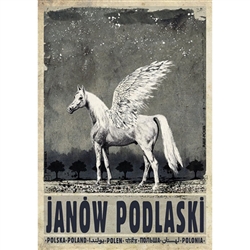 Polish poster designed by artist Ryszard Kaja to promote tourism to Poland.
It has now been turned into a post card size 4.75" x 6.75" - 12cm x 17cm.