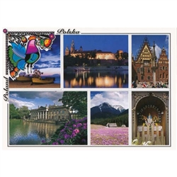 Polish full color glossy post cards are perfect for those school heritage projects. Scenes from around Poland including:
The Baltic Sea - Morze Baltyckie
Cracow - Wawel Castle
Wroclaw - Wroclaw
Warsaw - Lazienki Park
Zakopane - Zakopane