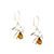 "Raindrops Keep Falling" Amber Earrings