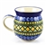 Polish Pottery 11 oz. Bubble Mug. Hand made in Poland. Pattern U323 designed by Maria Starzyk.