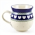 Polish Pottery 11 oz. Bubble Mug. Hand made in Poland and artist initialed.