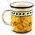 Polish Pottery 8 oz. Everyday Mug. Hand made in Poland. Pattern U408B designed by Jacek Chyla.