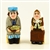 Hand carved and painted by folk artist Tadeusz Lesniak , our little couple is dressed in Warminski costume from northeastern Poland.