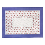 Large Polish cloth placemat featuring Polish stoneware colors and floral design. This material is 100% polyester.. Made in Poland.
See product code 9818199 for matching tablecloth.