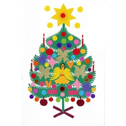 This Christmas send your special friends a little bit of Poland: a beautiful hand made Polish paper cut card. For a little more than a mass produced printed card you can have one entirely made by hand.
The paper cut is made from many pieces of colored