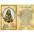 St Dymphna Holy Card This unique prayer card contains a third class relics on the front with the prayer on the back. Please note that these are third class relics and are not first or second class with a piece of cloth touched to the shrine.