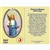 St Lucy Holy Card This unique prayer card contains a third class relics on the front with the prayer on the back. Please note that these are third class relics and are not first or second class with a piece of cloth touched to the shrine.