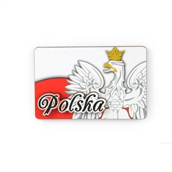 Pride of Poland Magnet - 3 D Polska