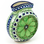 Polish Pottery 4.5" Mini Vase. Hand made in Poland. Pattern U408A designed by Jacek Chyla.