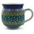 Polish Pottery 11 oz. Bubble Mug. Hand made in Poland. Pattern U151 designed by Maryla Iwicka.