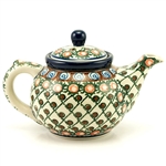 Unikat Polish Pottery Stoneware Bedtime Teapot 10 oz. U42