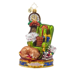 The Christopher Radko Restful Dreamers Ornament is part of the 2015 'Twas The Night Collection. This ornament can stand on its own or be hung for display.