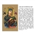 Our Lady of Perpetual Help - Holy Card.  Plastic Coated. Picture is on the front, text is on the back of the card.