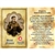 St Francis Holy Card This unique prayer card contains a third class relics on the front with the prayer on the back. Please note that these are third class relics and are not first or second class with a piece of cloth touched to the relics.