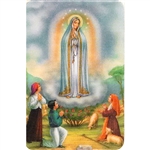 Fatima Holographic 3D Holy Card