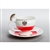 For the person who has everything and certainly tea cup collectors! Polish Husar luxury handmade porcelain cup and saucer set. This unique cup and saucer in the Polish colors of white and red and featuring a golden eagle can become a unique gift for your