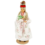 Krakowianka Wedding Traditional Polish Doll 7.5"