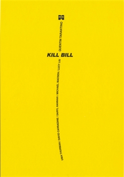 Post Card:  Kill Bill, Tarantino, Polish Movie Poster designed by Jacek Rudzki  in 2010. It has now been turned into a post card size 4.75" x 6.75" - 12cm x 17cm.