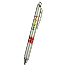 Enjoy this colorful ball point pen! Perfect for gifts. Features paper cuts on one side and Polska on the other.