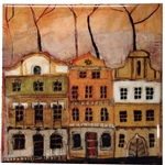 Artistic Ceramic Tile - Burgher Houses