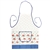 Attractive Polish Stoneware Apron. . This is a traditional Boleslawiec pattern.  Front panel has a 9.5" x 5.5" (24cm x 14cm) pocket. 100% polyester.
