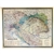 Reprint of an original map of the Austrian-Hungarian Empire and including parts of Germany and Italy.  Features the names of large cities and regions only.  Color details.  Perfect for framing or display.