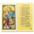 Children Learn What They Live - Holy Card.  Holy Card Plastic Coated. Picture is on the front, text is on the back of the card.