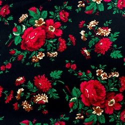 Traditional fabric for Polish costumes. To make a typical skirt will require approximately 3 yards of material. Price is per yard. Fabric sales are final and non-returnable. 20% discount for a whole bolt (approx 50yards).