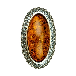 Amber (Bursztyn in Polish) is fossilized tree sap that dates back 40 million years. It comes from all around the world, but the highest quality and richest deposits are found around the Baltic Sea.