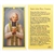 St. John Mary Vianney - Holy Card.  Plastic Coated. Picture is on the front, text is on the back of the card.