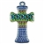 Polish Pottery Cross 7.5". Hand made in Poland. Pattern U151 designed by Maryla Iwicka.