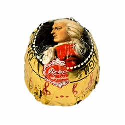 Enjoy the world's unique Genuine Reber Mozartkugelnï¿½. With fine marzipan from fresh pistachios, almonds and the finest nougat. Double wrapped with Alpine milk chocolate and dark chocolate.