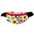 Darling fanny pack decorated with a colorful Wycinanki floral design. 100% polyester and plastic lined. Adjustable heavy duty woven belt. Made in Poland.