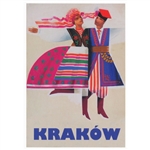 Post Card: Krakow, Polish Promotion Poster